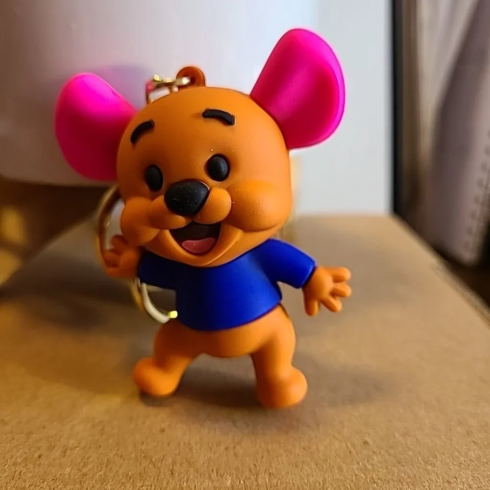 Unbranded Cartoon Character Keychain Unisex‎ Multi-Color NWOT Collectible Auto